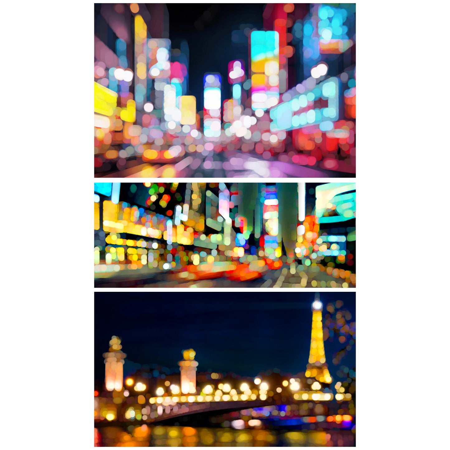 Sentimental Cities. Tokyo, NYC, Paris