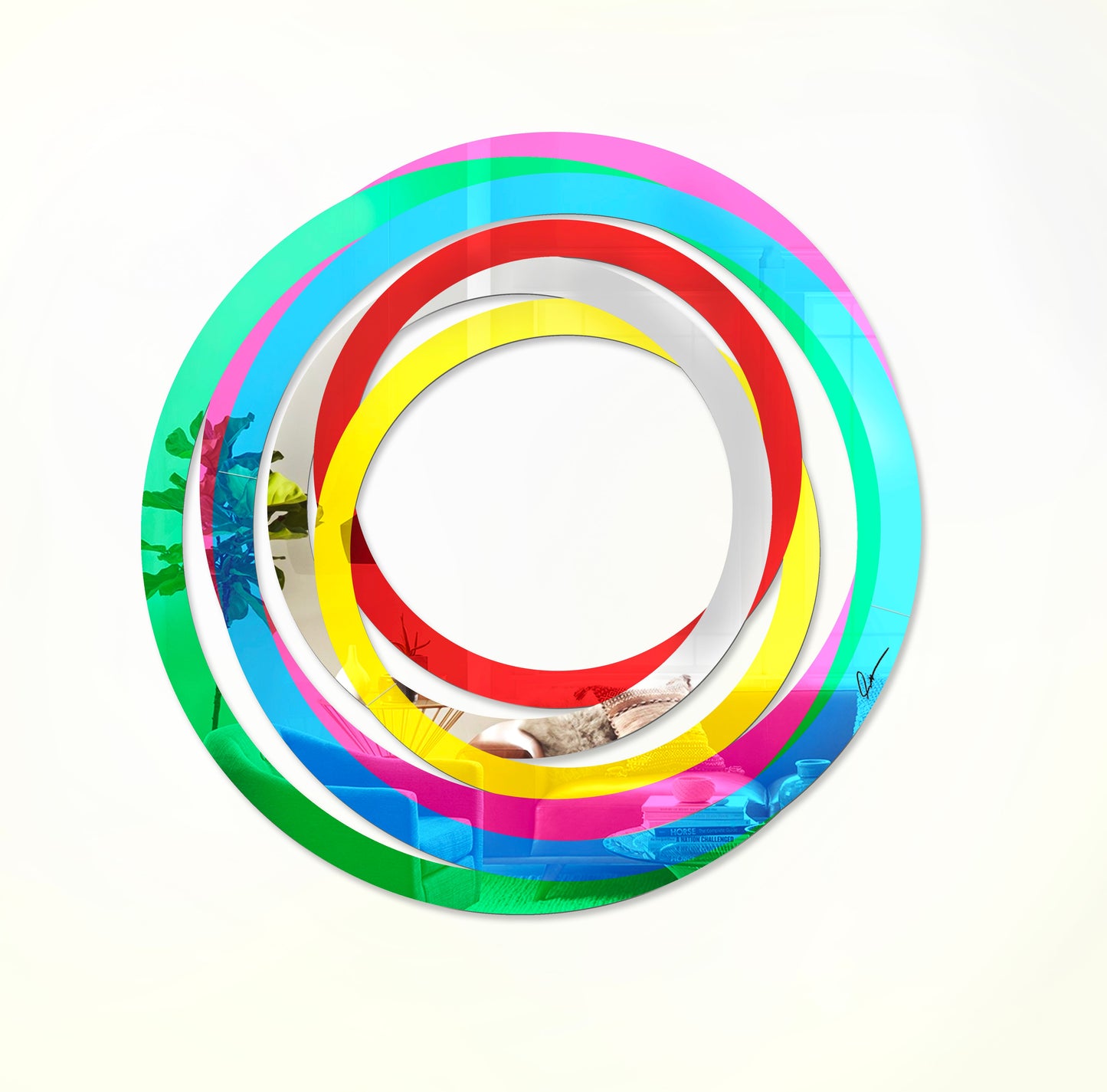 Rings Mirror sculpture