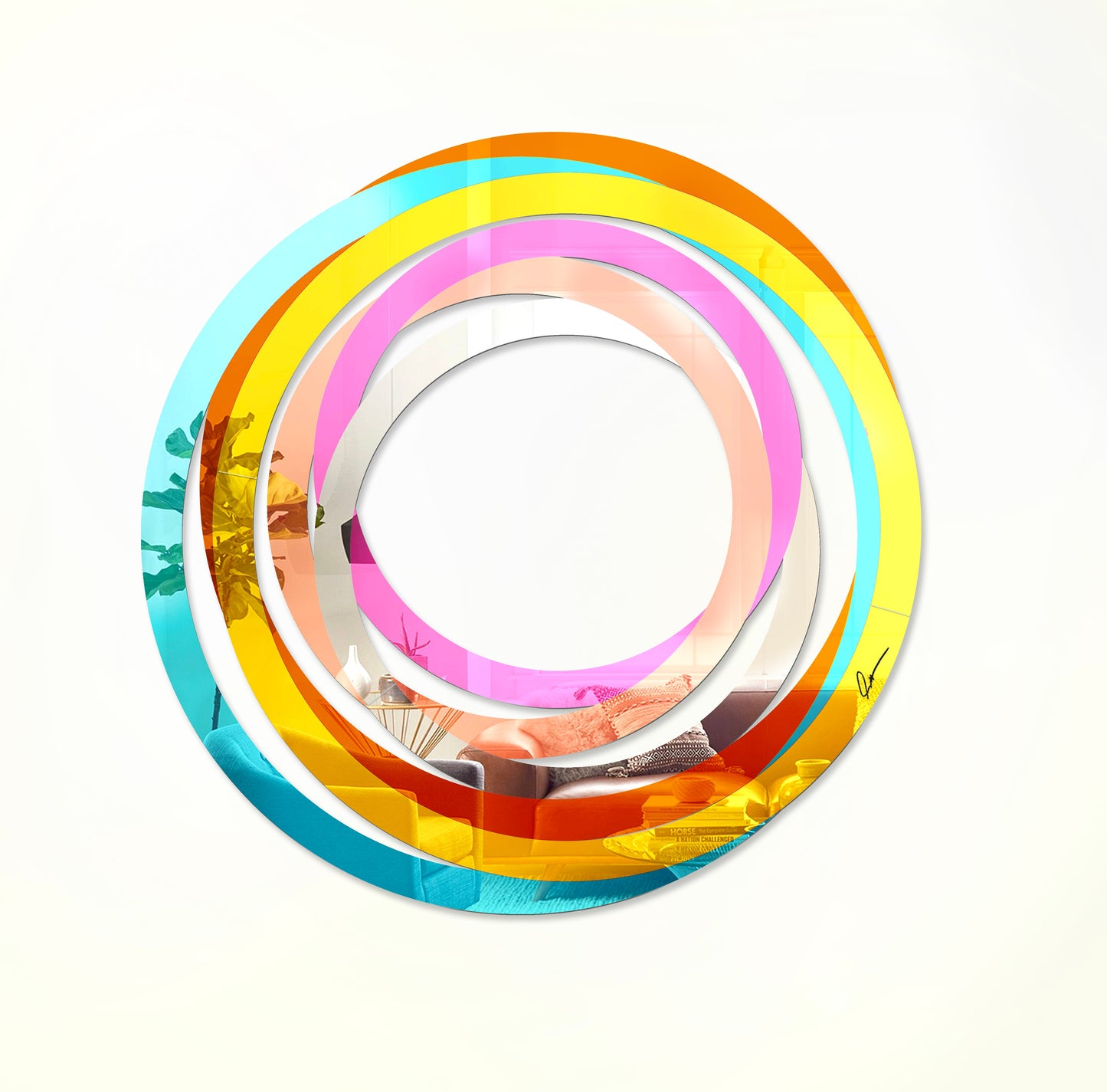Rings Mirror sculpture