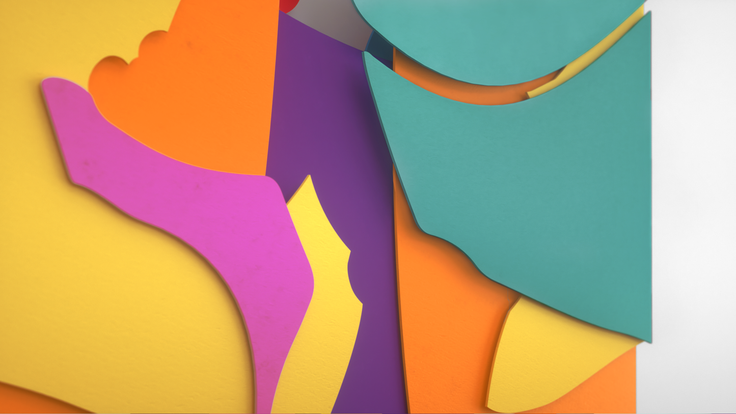 Layered Compositions. Wall sculptures