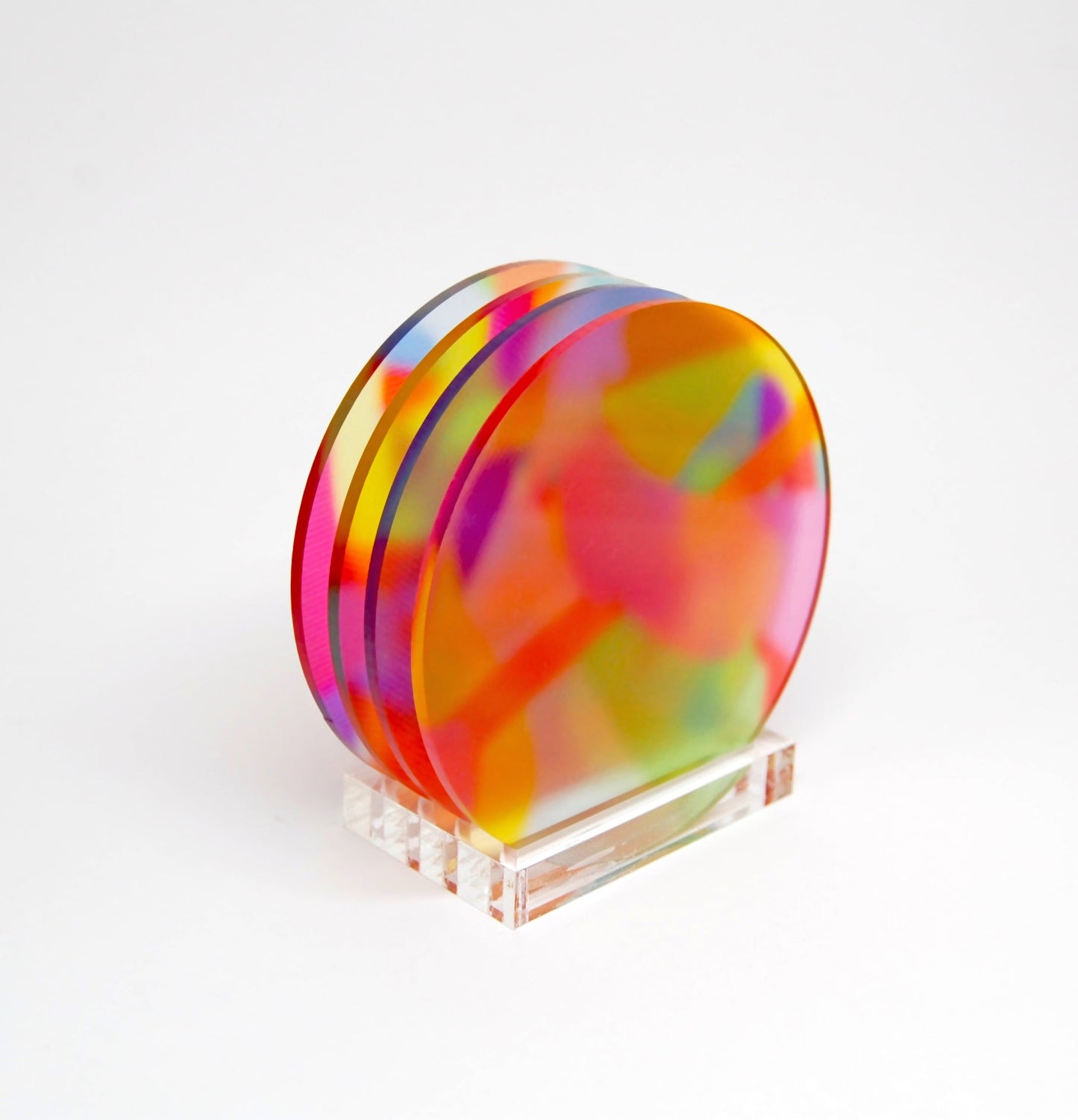 Translucent coasters