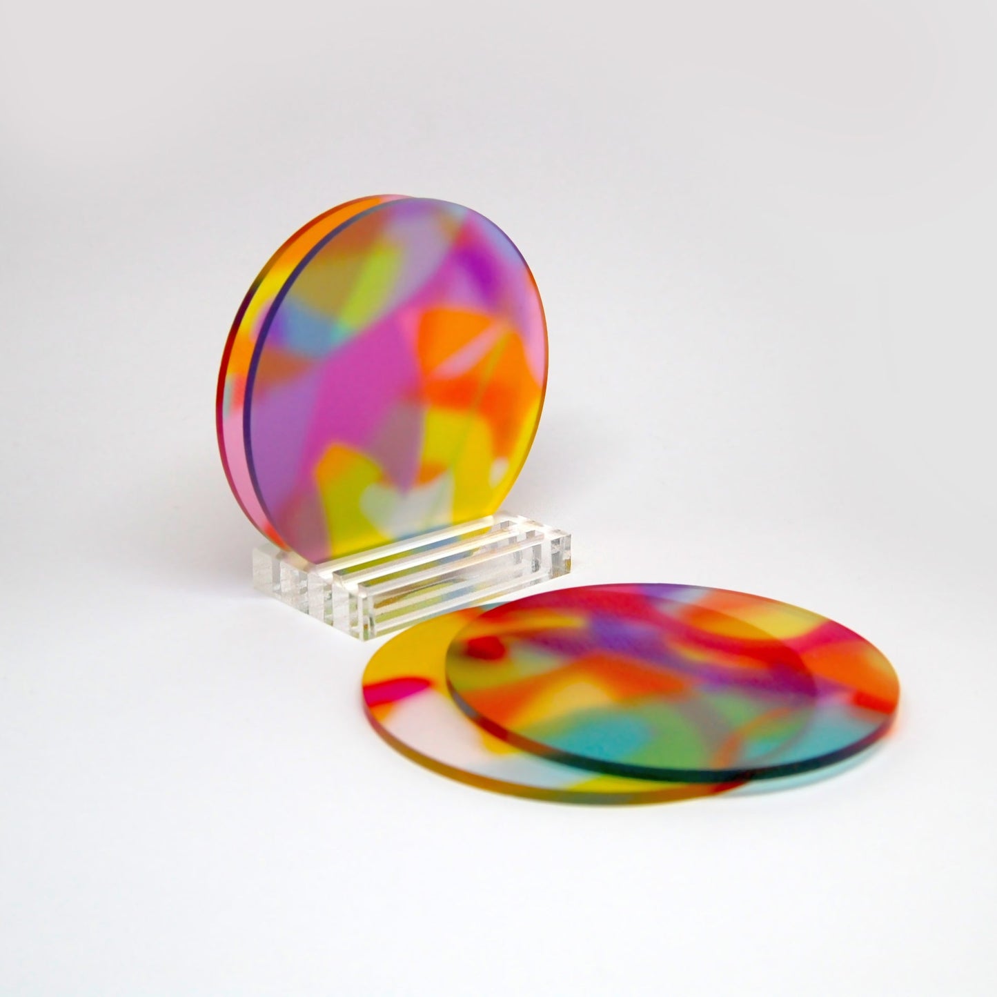 Translucent coasters