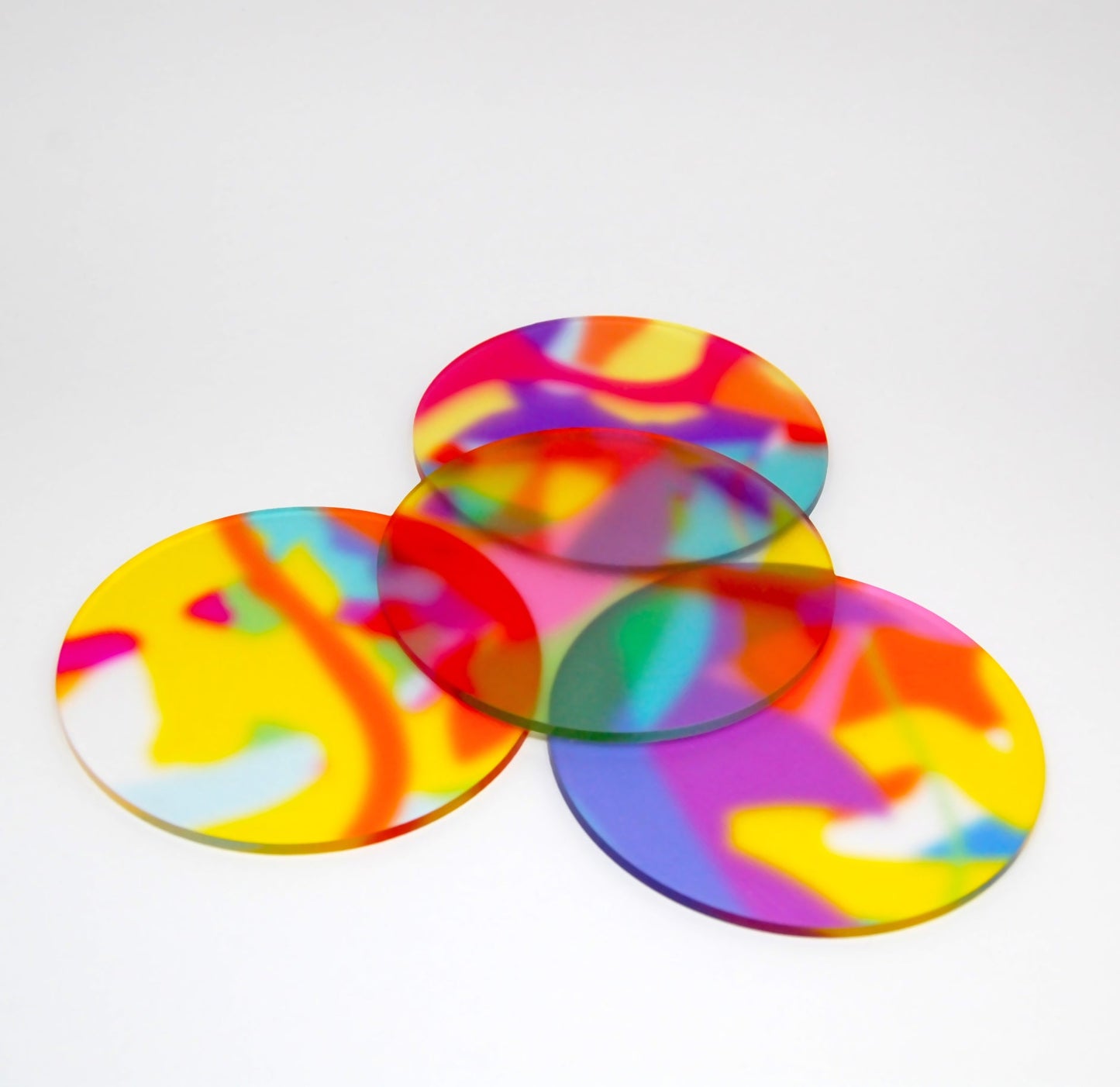 Translucent coasters