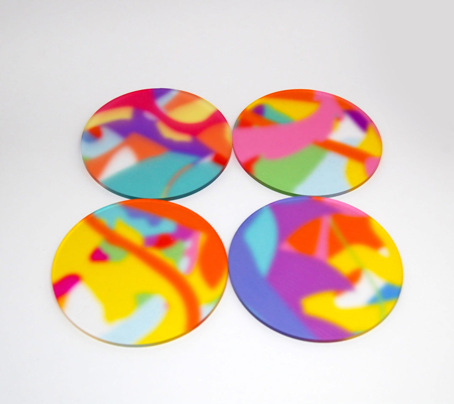 Translucent coasters