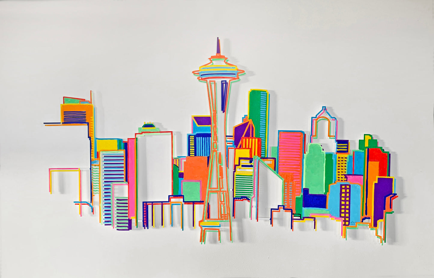 Seattle Space Needle sculpture