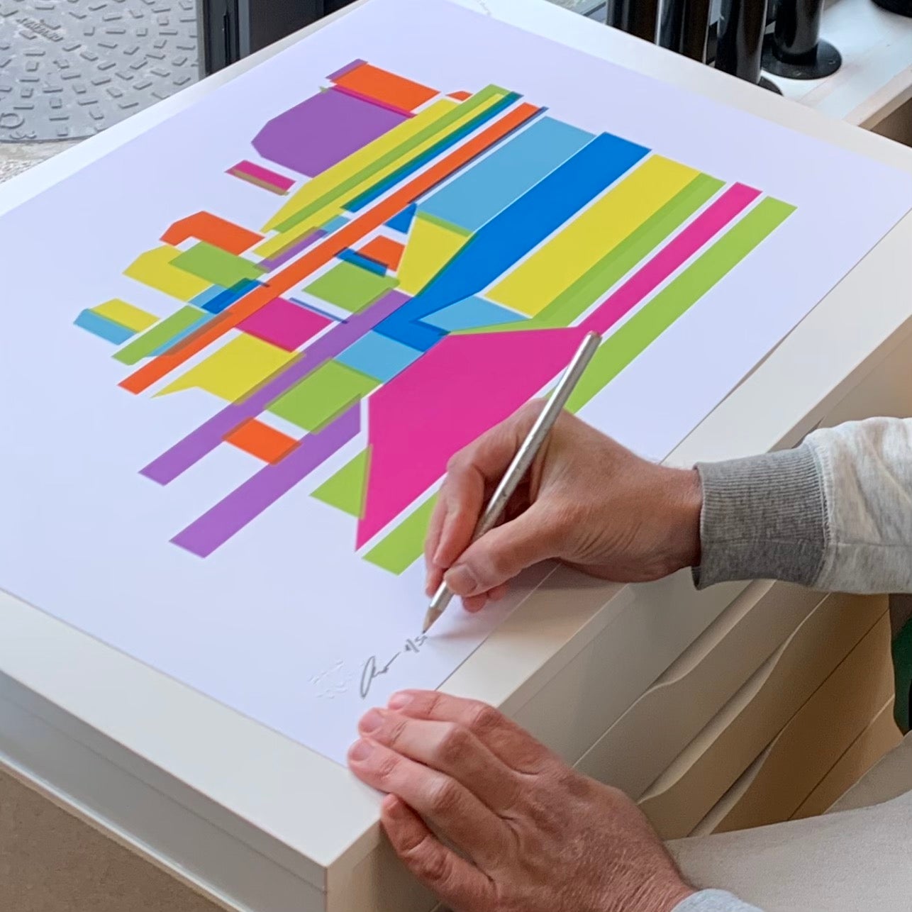 Brutalist National Theatre screenprint