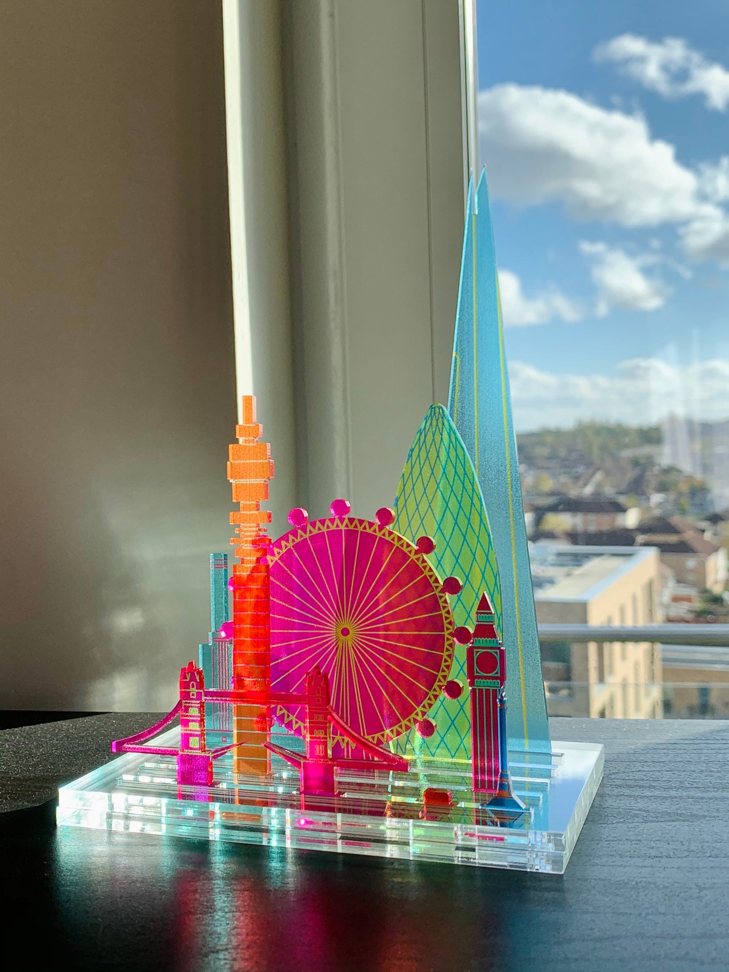 Modular translucent cities NYC/ London/ HK / Tokyo /Paris /Washington D.C./ SF