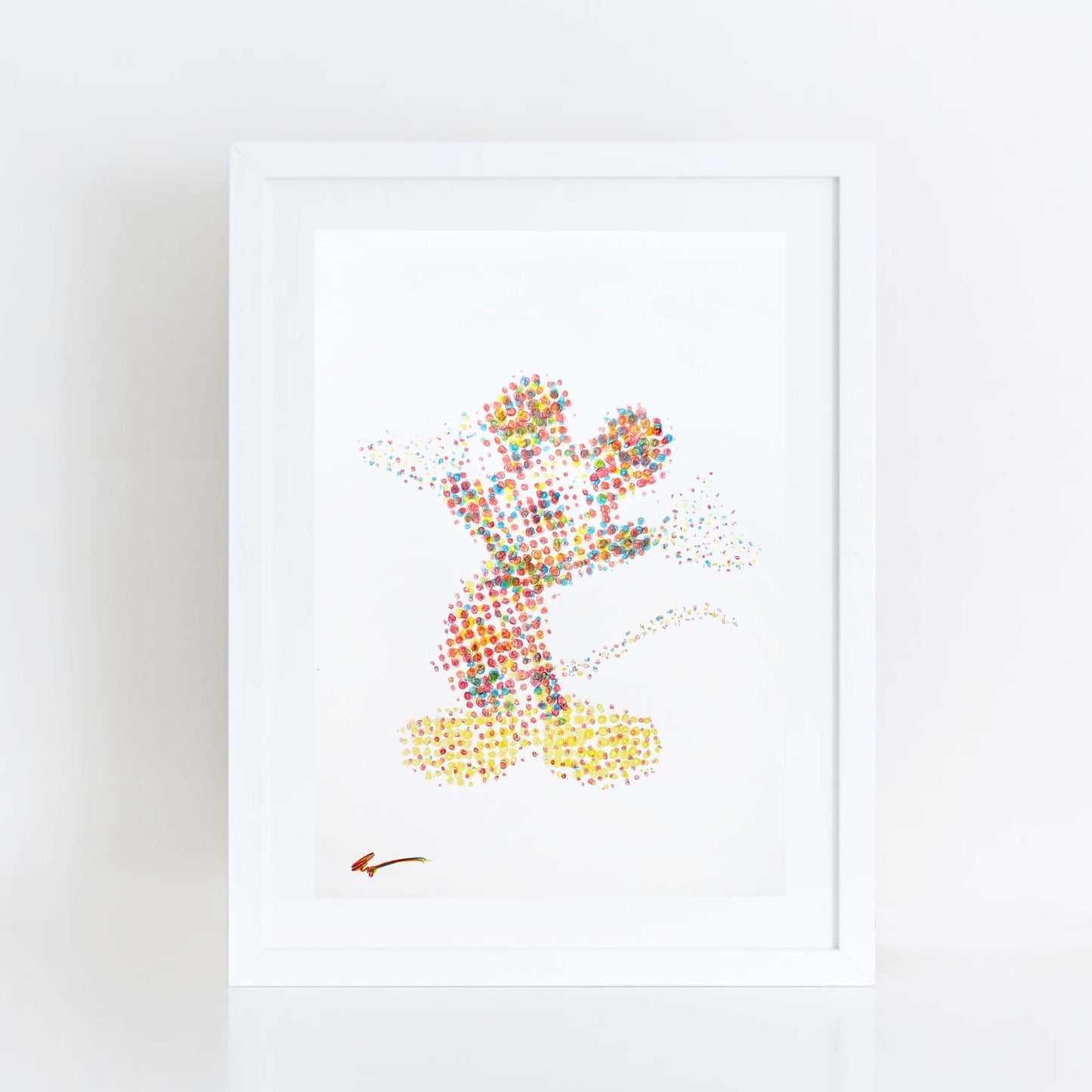 Pointillist Mickey