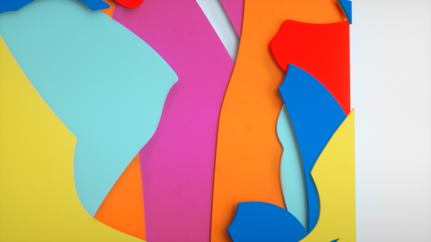 Layered Compositions. Wall sculptures