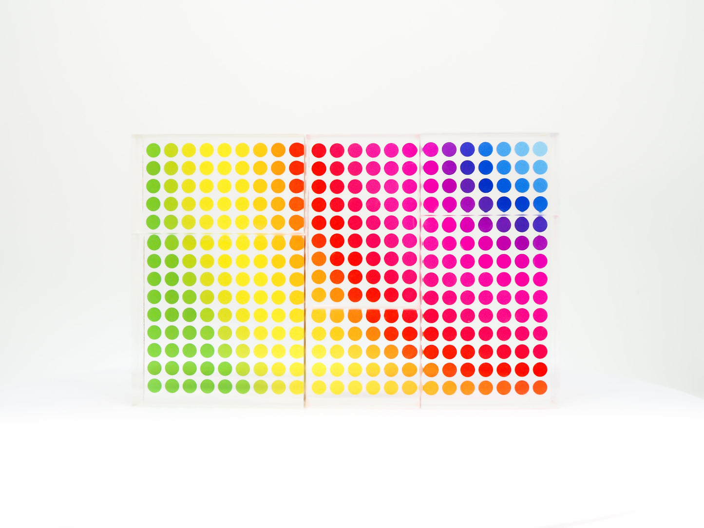 Rainbow clear puzzle