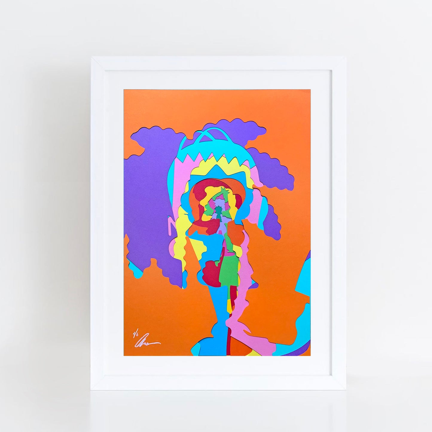 Simpsons paper collages