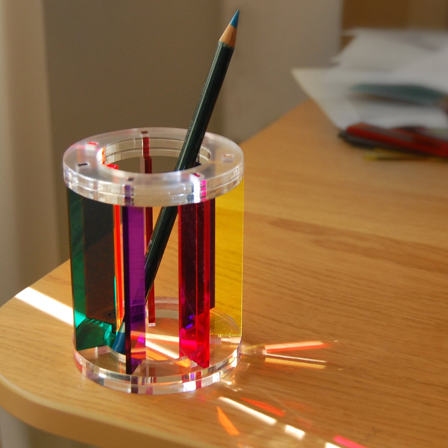 Rainbow Pencil Cup