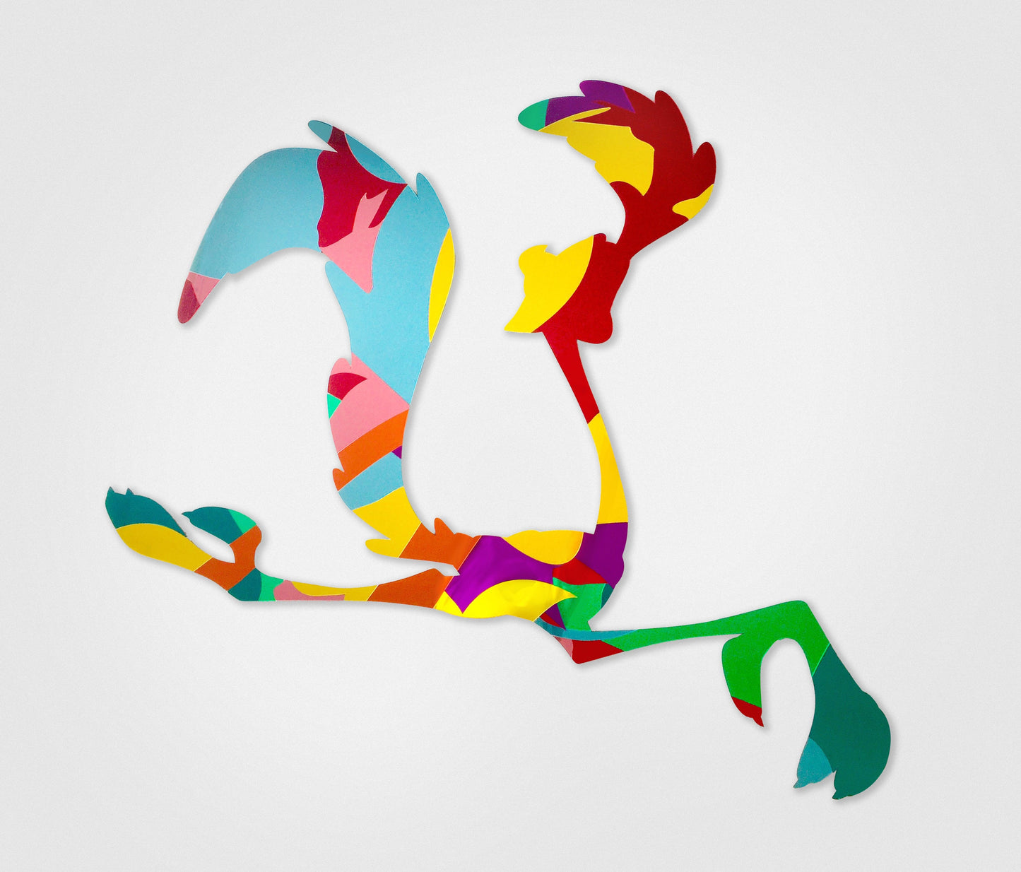 Road Runner mirrors sculpture