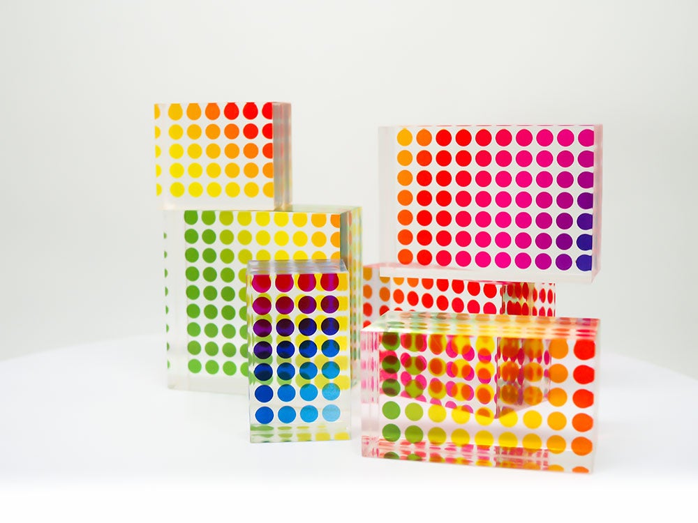 Rainbow clear puzzle