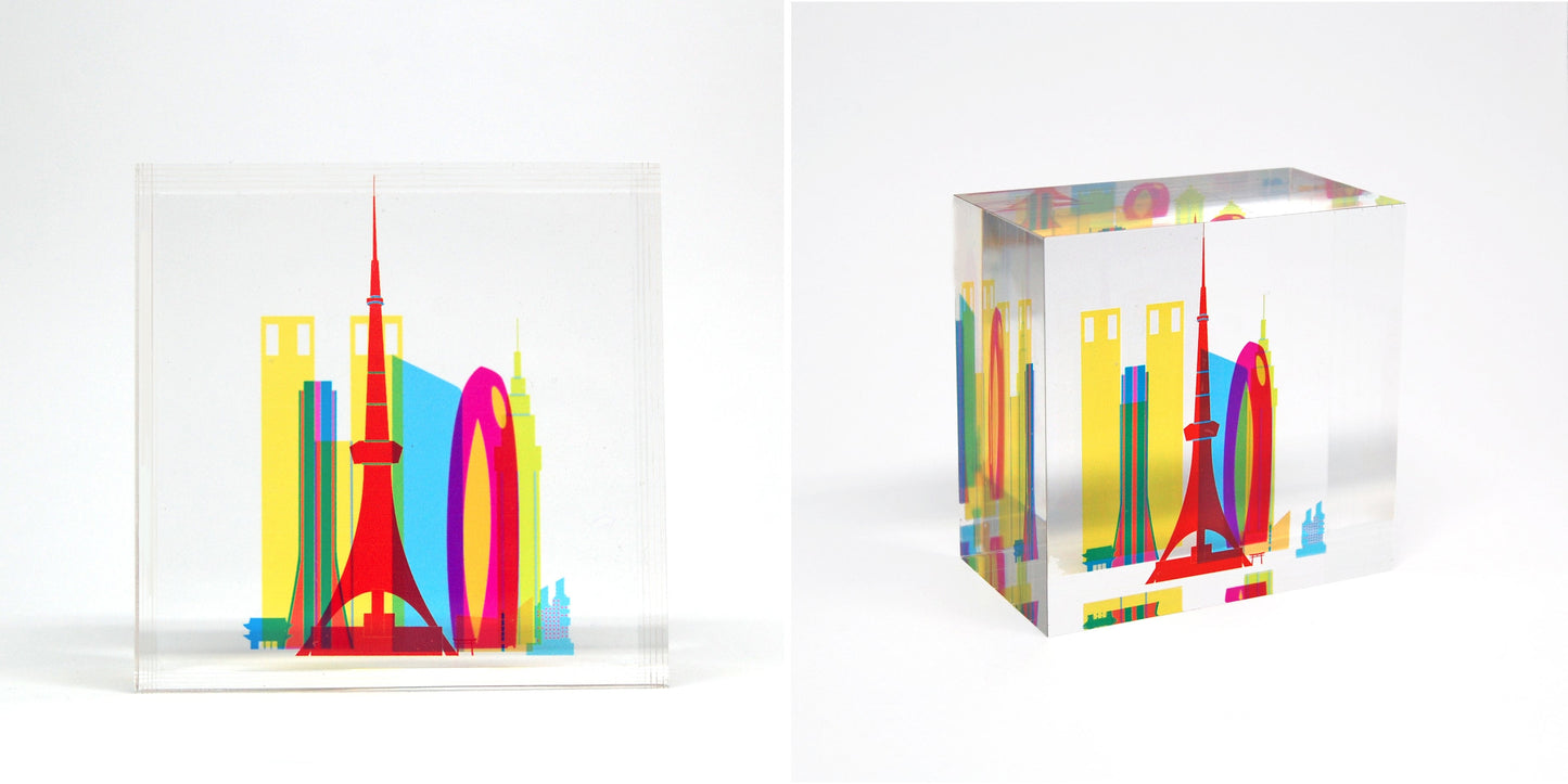 Cities Encapsulated Blocks. HK / NYC / London / Paris / SF / Tokyo / Washington D.C.