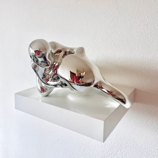 220 mph. Stainless steel sculpture