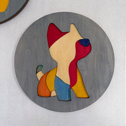 Figurines wall sculptures