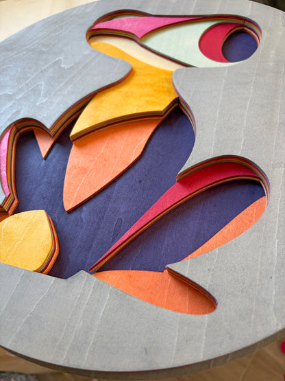 Figurines wall sculptures