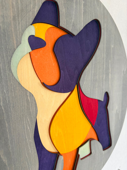 Figurines wall sculptures