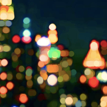 Pointillist NYC. Skyline.