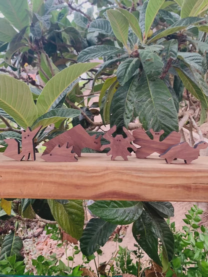Scrambled animals puzzle