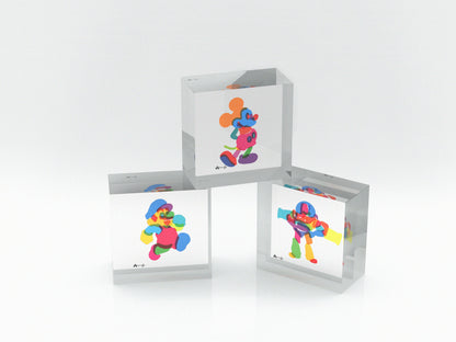 Mickey / Buzz / Mario encapsulated blocks