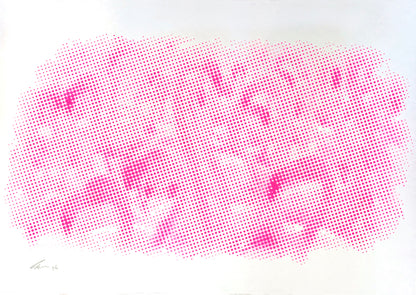 Flamboyance. Spray painting on paper