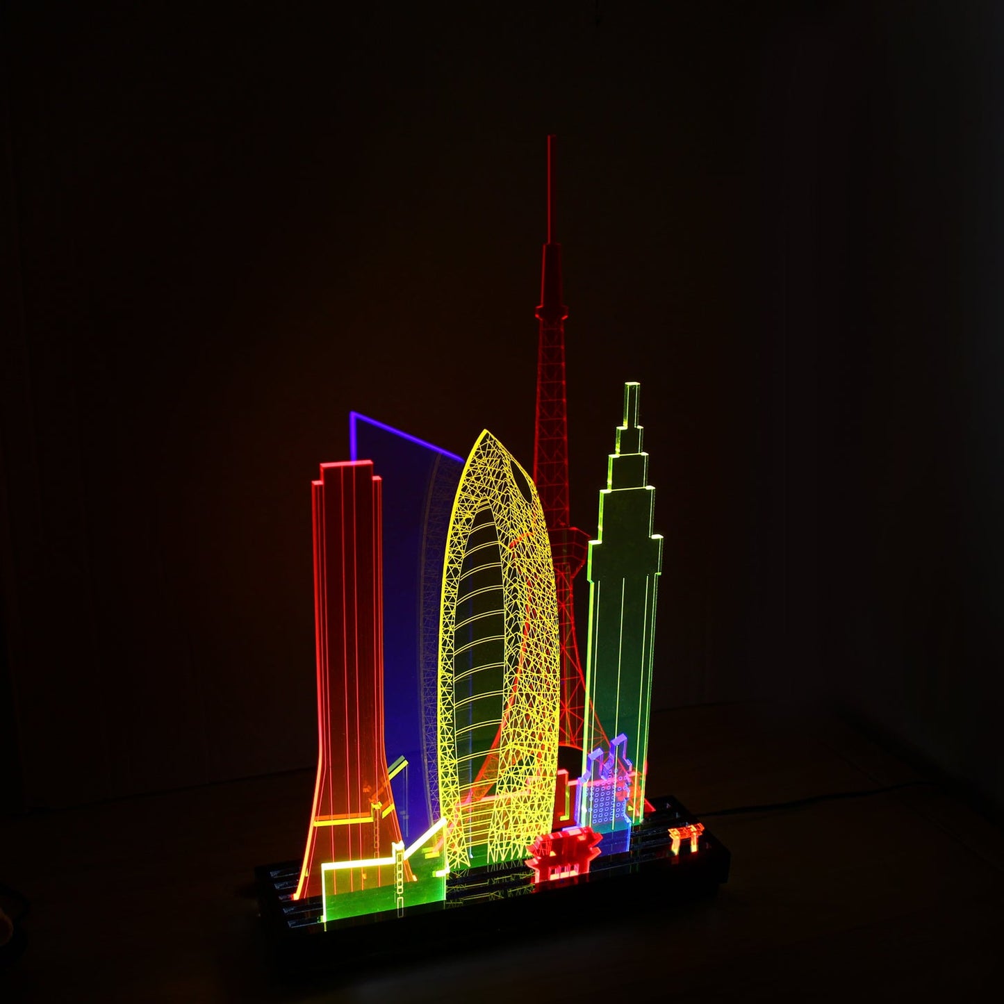 XL Modular London/Paris/NY/Tokyo/SF/Washington D.C./HK light sculpture