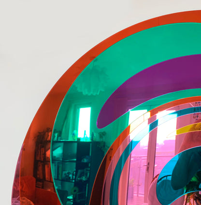 Round Swirl. Wall sculpture