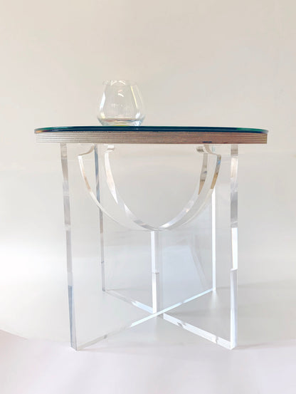 Snazzy Mirrors side table