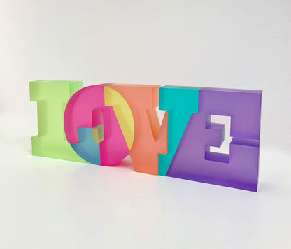 LOVE Translucent sculpture. Last few