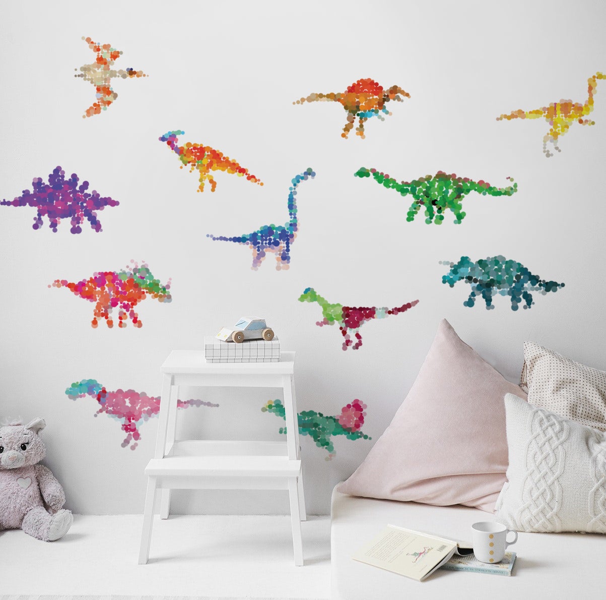 Dotted Animals wall decals