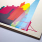 Shapes of London/NYC/SF. A2 limited edition screenprint.  ***Only a few left***