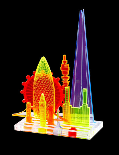 Modular neon sculpture HK/London/NYC/Paris/Tokyo/SF/Washington D.C.
