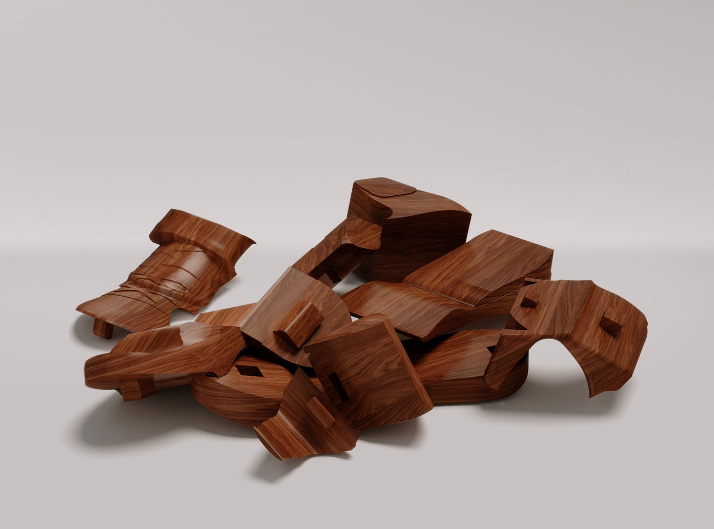 Walnut Air Jordans Puzzle